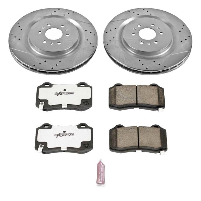 Power Stop 04-07 Cadillac CTS Rear Z26 Street Warrior Brake Kit Power Stop 04-07 Cadillac CTS Rear Z26 Street Warrior Brake Kit