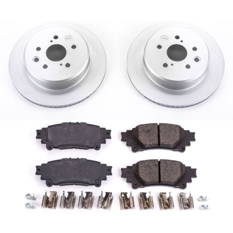 Power Stop 13-19 Lexus GS350 Rear Z17 Evolution Geomet Coated Brake Kit Power Stop 13-19 Lexus GS350 Rear Z17 Evolution Geomet Coated Brake Kit
