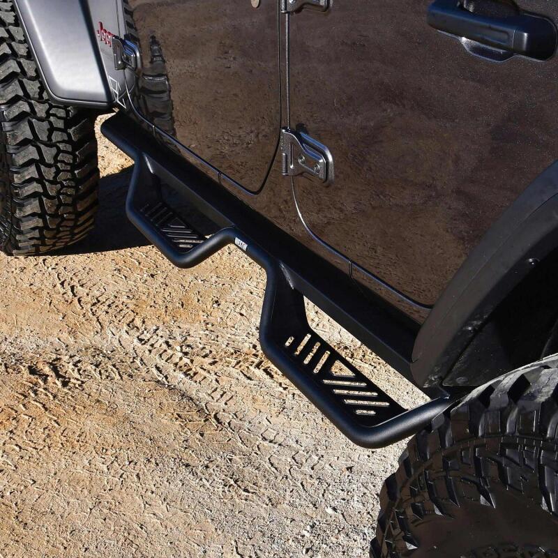 Westin 18-22 Jeep Wrangler JL Unlimited Outlaw Nerf Step Bars Westin 18-22 Jeep Wrangler JL Unlimited Outlaw Nerf Step Bars