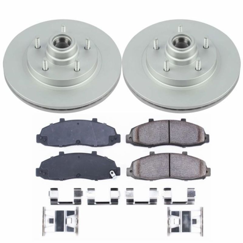 Power Stop 97-00 Ford F-150 Front Z17 Evolution Geomet Coated Brake Kit Power Stop 97-00 Ford F-150 Front Z17 Evolution Geomet Coated Brake Kit