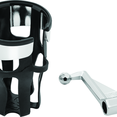 Kuryakyn Reflex Drink Holder 01-17 GL1800 Passenger Mount Chrome