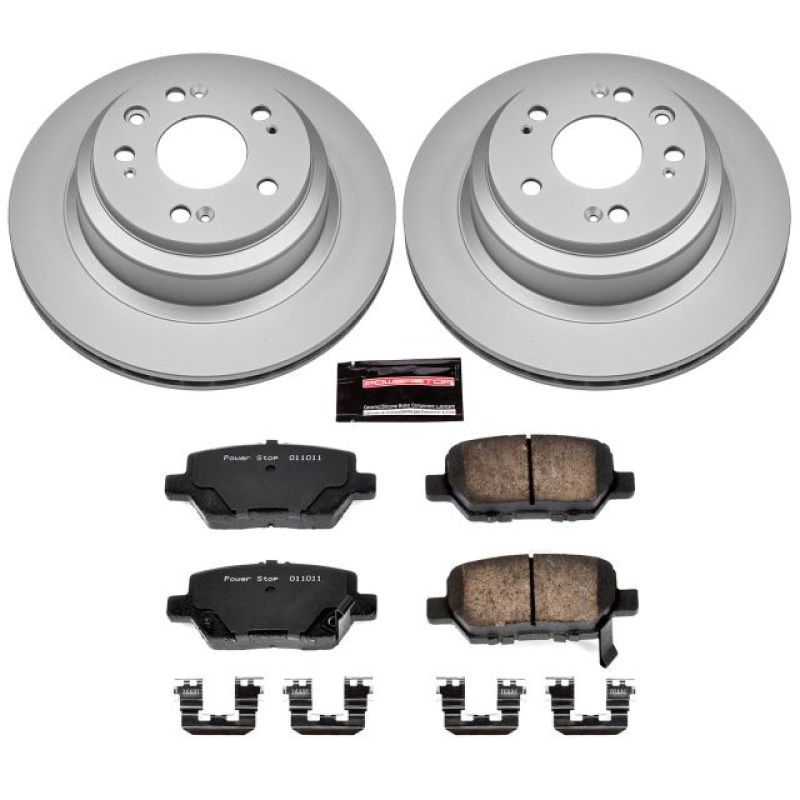 Power Stop 05-12 Acura RL Rear Z17 Evolution Geomet Coated Brake Kit Power Stop 05-12 Acura RL Rear Z17 Evolution Geomet Coated Brake Kit