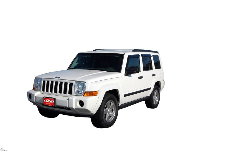 AVS 06-10 Jeep Commander Ventvisor Outside Mount Window Deflectors 4pc - Smoke AVS 06-10 Jeep Commander Ventvisor Outside Mount Window Deflectors 4pc - Smoke