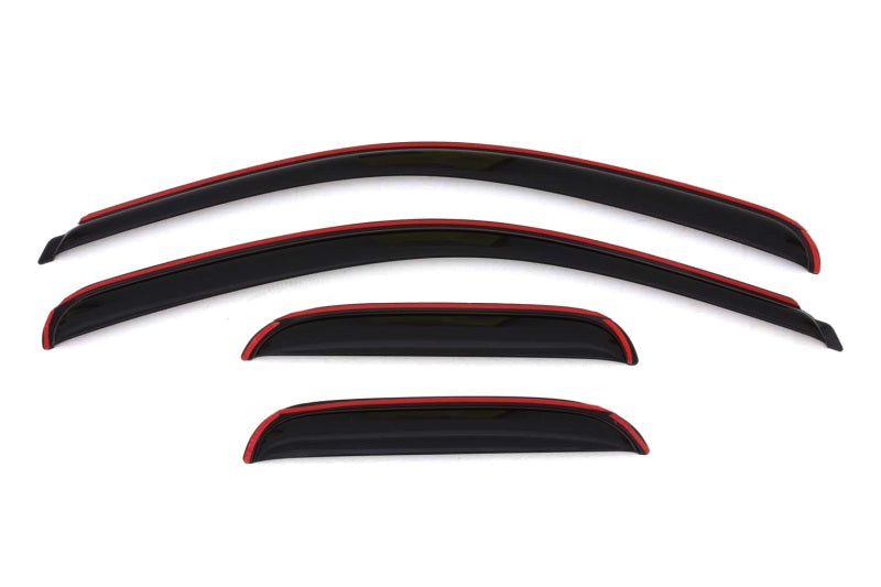 AVS 07-13 Chevy Silverado 1500 Ext. Cab Ventvisor Front & Rear Window Deflectors 4pc - Smoke AVS 07-13 Chevy Silverado 1500 Ext. Cab Ventvisor Front & Rear Window Deflectors 4pc - Smoke