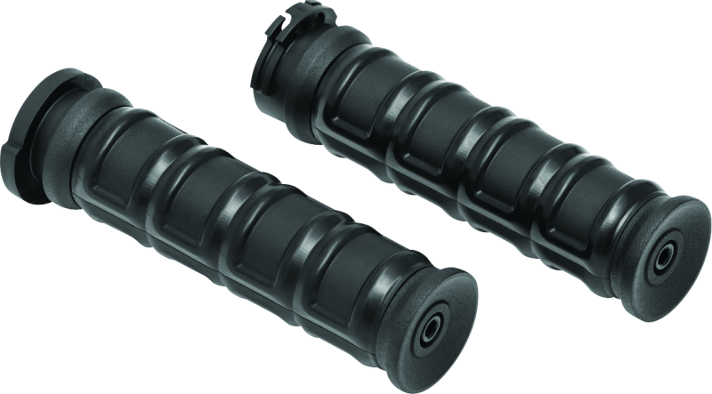 Kuryakyn Dillinger Grips Dual Cable Satin Black Kuryakyn Dillinger Grips Dual Cable Satin Black