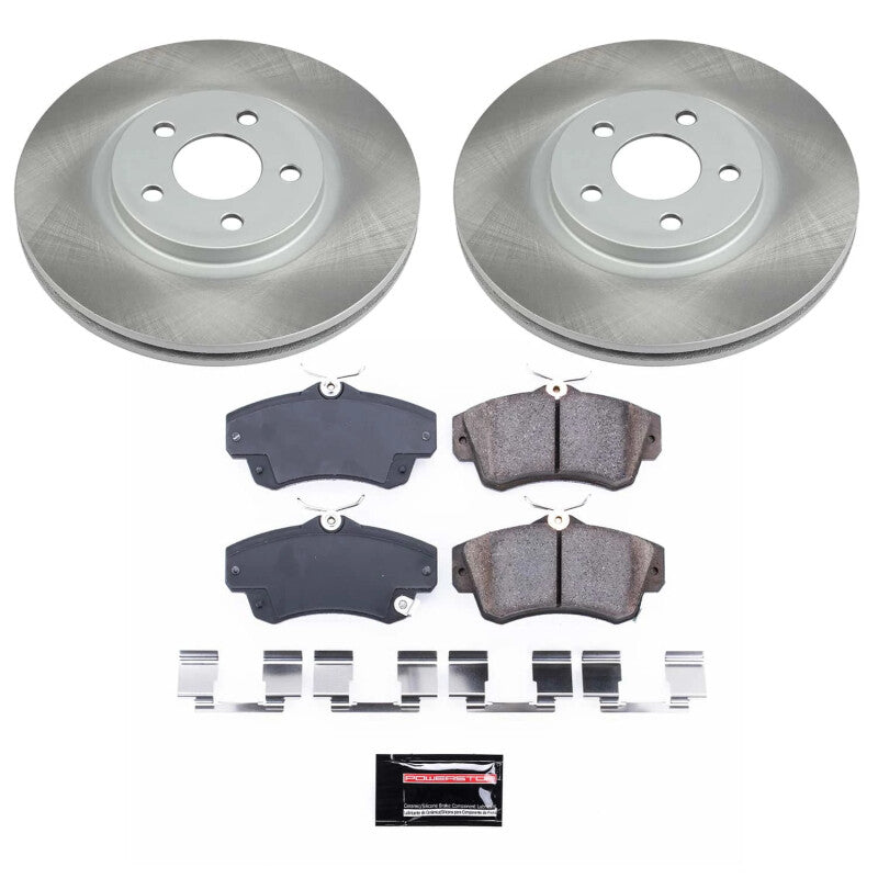 Power Stop 01-10 Chrysler PT Cruiser Front Semi-Coated Rotor Kit Power Stop 01-10 Chrysler PT Cruiser Front Semi-Coated Rotor Kit