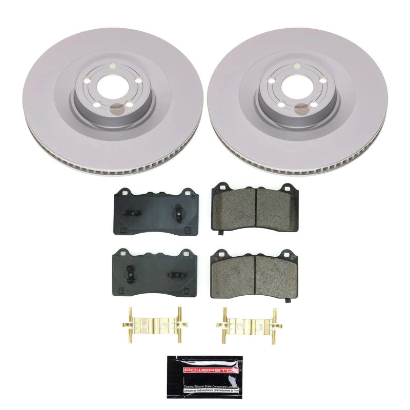 Power Stop 21-23 Ford Mustang Mach-E Front Z17 Coated Brake Kit Power Stop 21-23 Ford Mustang Mach-E Front Z17 Coated Brake Kit