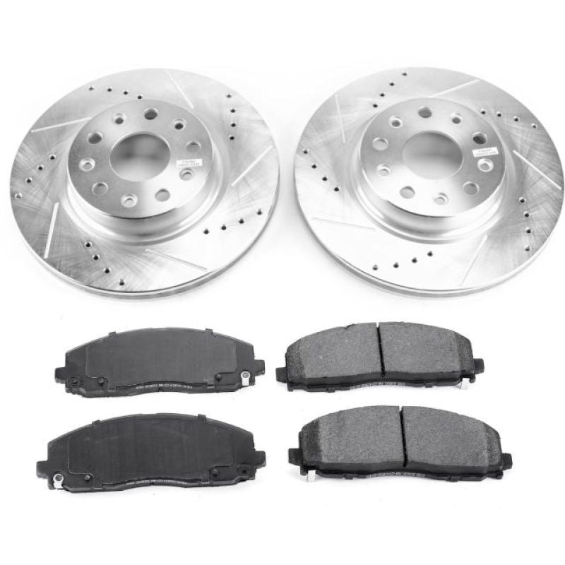Power Stop 18-19 Jeep Wrangler Front Z23 Evolution Sport Brake Kit Power Stop 18-19 Jeep Wrangler Front Z23 Evolution Sport Brake Kit