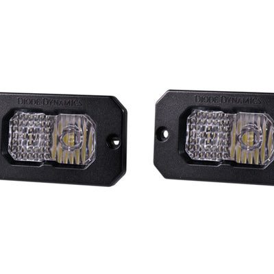 Diode Dynamics Stage Series 2in LED Pod Pro - White Combo Flush RBL (Pair)