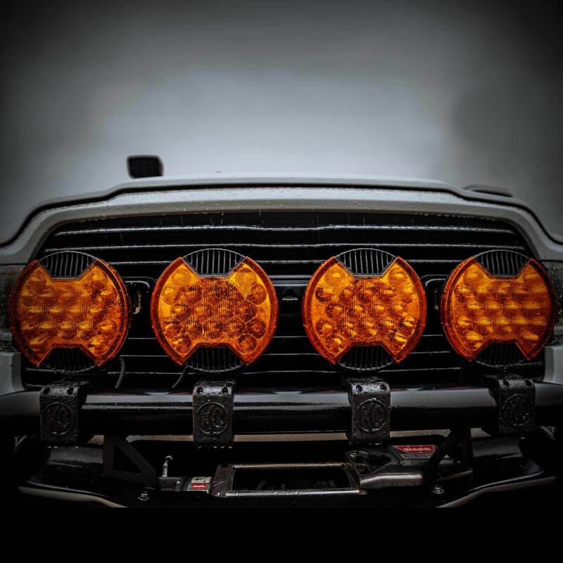 KC HiLiTES SlimLite 8in. LED Light Shield Driving (Shield Only) - Amber KC HiLiTES SlimLite 8in. LED Light Shield Driving (Shield Only) - Amber