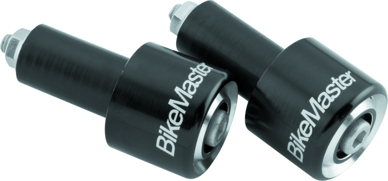 BikeMaster Anodized Aluminum Barend Pair - Black BikeMaster Anodized Aluminum Barend Pair - Black