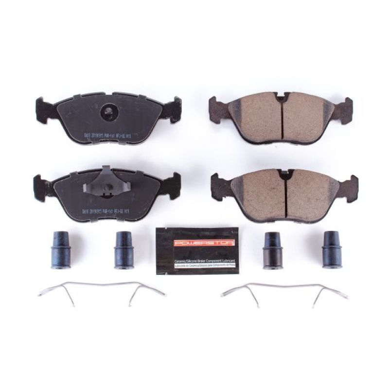Power Stop 93-97 Volvo 850 Front Z23 Evolution Sport Brake Pads w/Hardware Power Stop 93-97 Volvo 850 Front Z23 Evolution Sport Brake Pads w/Hardware