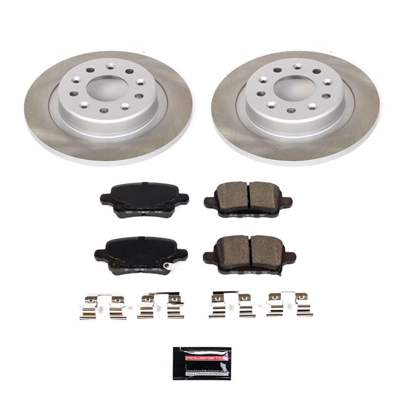 Power Stop 2021 GMC Terrain Rear Semi-Coated Rotor Kit Power Stop 2021 GMC Terrain Rear Semi-Coated Rotor Kit