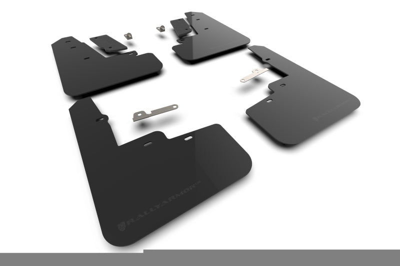 Rally Armor 2021-25 Ford Mach-E Rally Edition Black UR Mud Flap Metallic Black Logo Rally Armor 2021-25 Ford Mach-E Rally Edition Black UR Mud Flap Metallic Black Logo