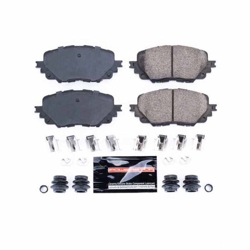 Power Stop 17-19 Fiat 124 Spider Front Z23 Evolution Sport Brake Pads w/Hardware Power Stop 17-19 Fiat 124 Spider Front Z23 Evolution Sport Brake Pads w/Hardware