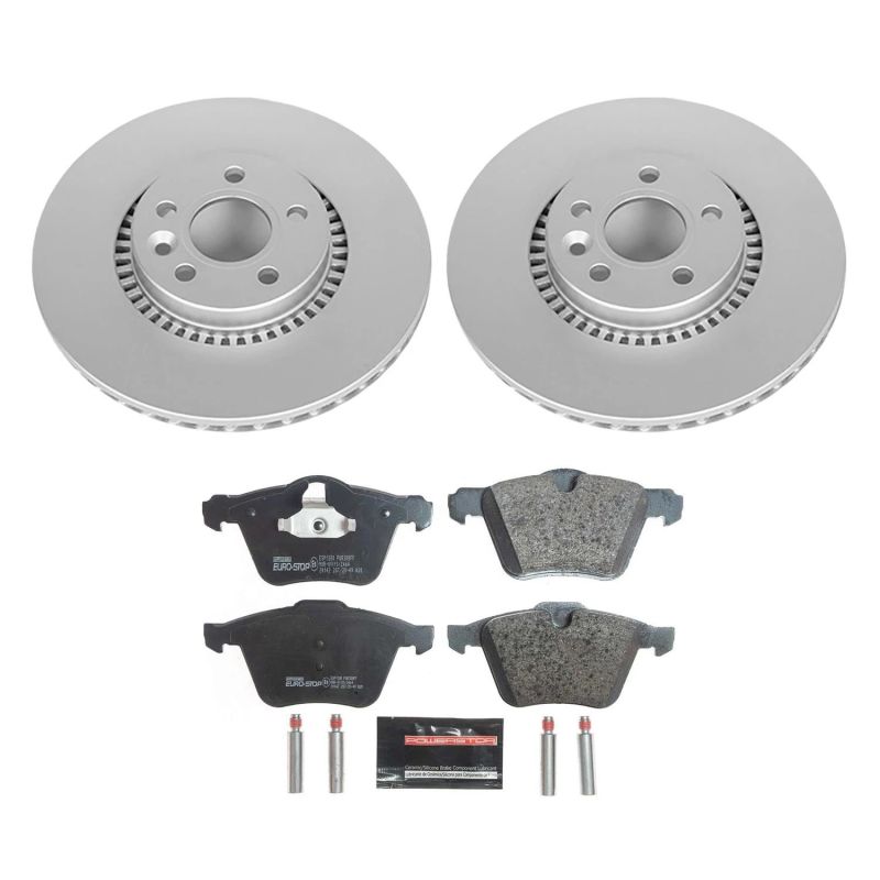 Power Stop 15-18 Volvo S60 Front Euro-Stop Brake Kit Power Stop 15-18 Volvo S60 Front Euro-Stop Brake Kit