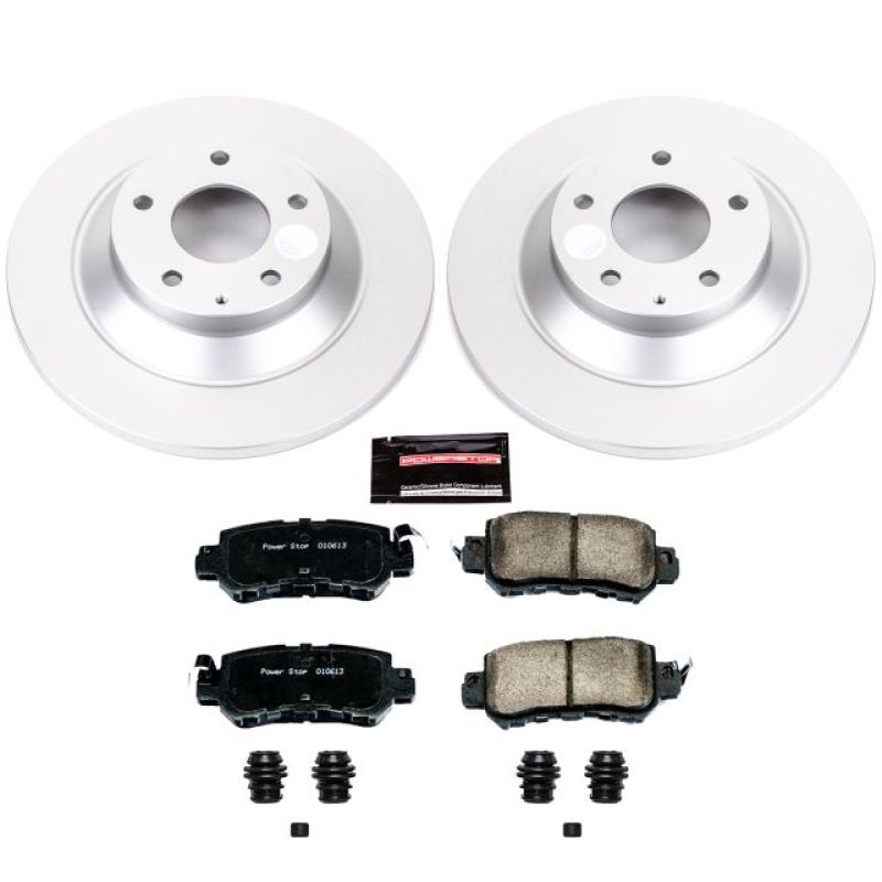 Power Stop 13-15 Mazda CX-5 Rear Z17 Evolution Geomet Coated Brake Kit Power Stop 13-15 Mazda CX-5 Rear Z17 Evolution Geomet Coated Brake Kit