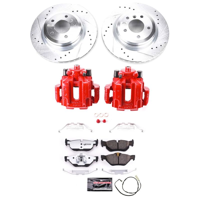 Power Stop 2006 BMW 325i Rear Z26 Street Warrior Brake Kit w/Calipers Power Stop 2006 BMW 325i Rear Z26 Street Warrior Brake Kit w/Calipers
