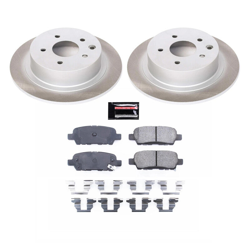 Power Stop 07-18 Nissan Sentra Rear Semi-Coated Rotor Kit Power Stop 07-18 Nissan Sentra Rear Semi-Coated Rotor Kit