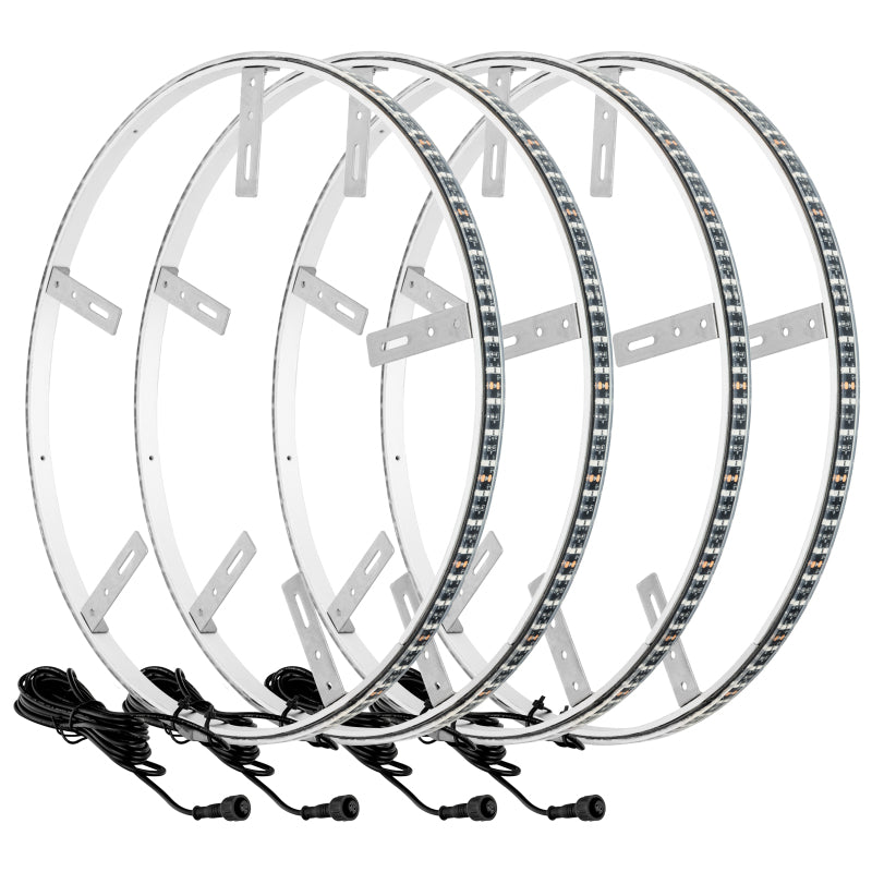 Oracle LED Illuminated Wheel Rings - Double LED - Blue SEE WARRANTY Oracle LED Illuminated Wheel Rings - Double LED - Blue SEE WARRANTY