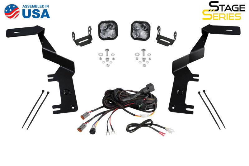 Diode Dynamics 17-22 Ford Super Duty Stage Series Backlit Ditch Light Kit Diode Dynamics 17-22 Ford Super Duty Stage Series Backlit Ditch Light Kit