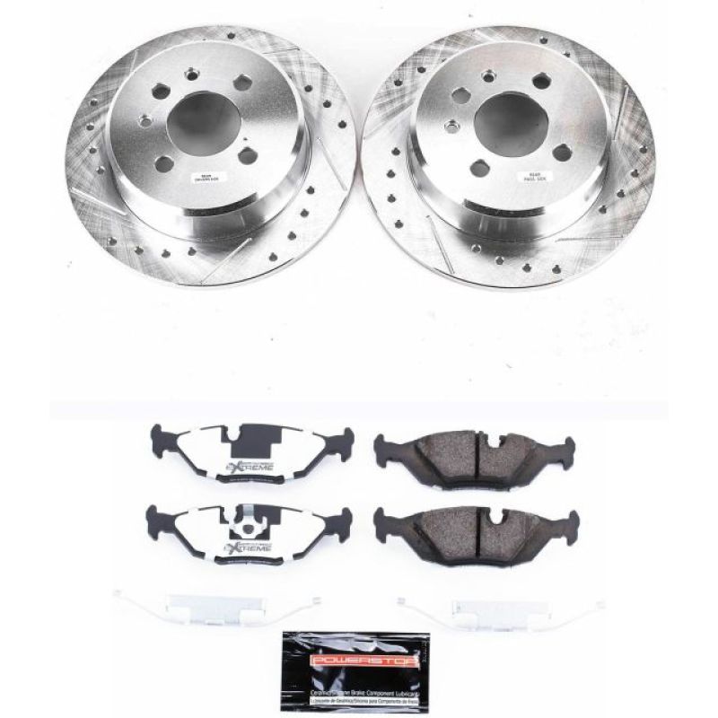 Power Stop 91-92 BMW 318i Rear Z26 Street Warrior Brake Kit Power Stop 91-92 BMW 318i Rear Z26 Street Warrior Brake Kit