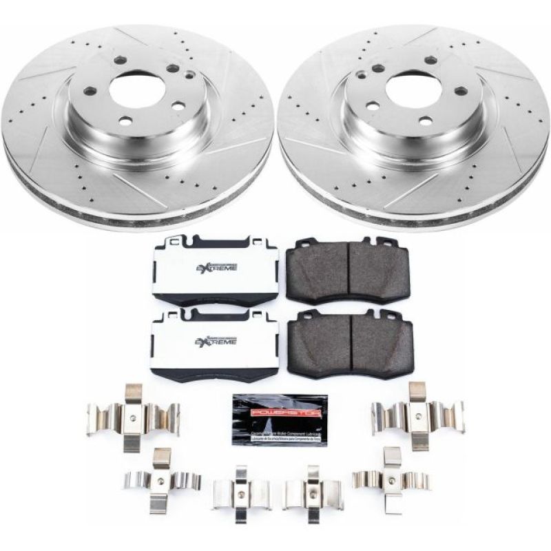 Power Stop 07-09 Mercedes-Benz E550 Front Z26 Street Warrior Brake Kit Power Stop 07-09 Mercedes-Benz E550 Front Z26 Street Warrior Brake Kit