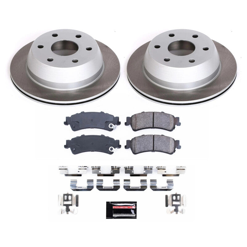 Power Stop 00-02 GMC Yukon XL 1500 Rear Semi-Coated Rotor Kit Power Stop 00-02 GMC Yukon XL 1500 Rear Semi-Coated Rotor Kit