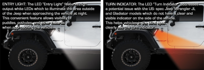 Oracle Sidetrack LED System For Jeep Wrangler JK SEE WARRANTY Oracle Sidetrack LED System For Jeep Wrangler JK SEE WARRANTY
