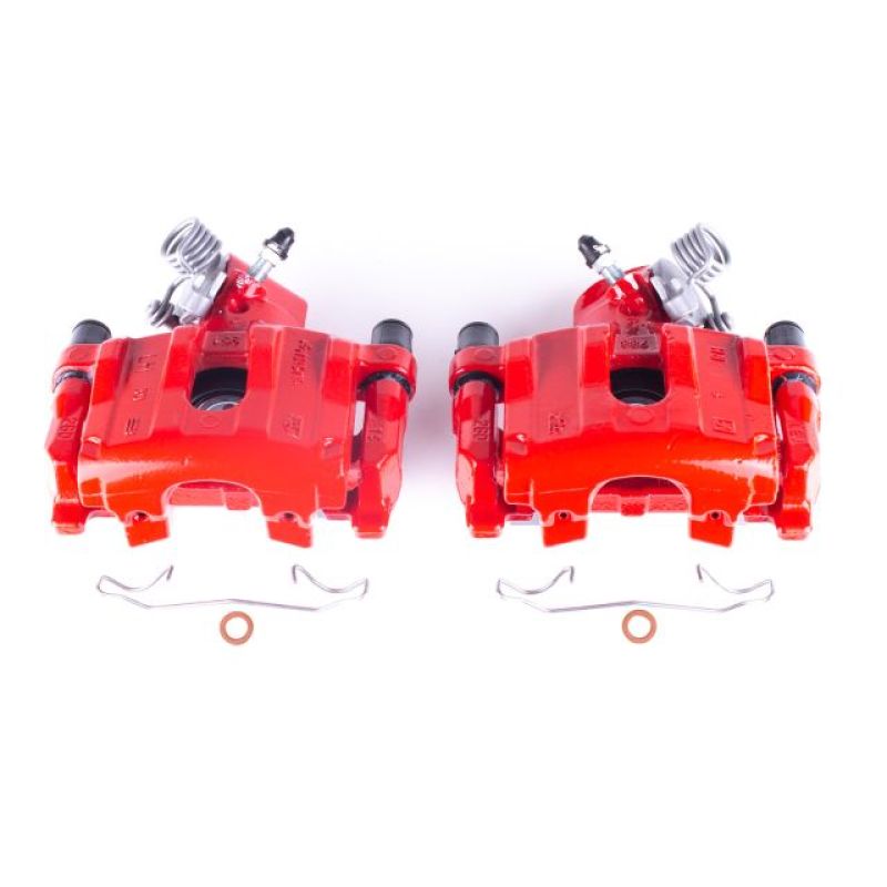 Power Stop 04-13 Mazda 3 Rear Red Calipers w/Brackets - Pair Power Stop 04-13 Mazda 3 Rear Red Calipers w/Brackets - Pair
