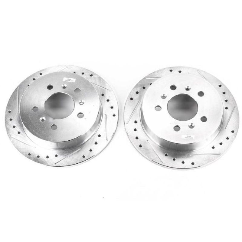 Power Stop 08-09 Buick Allure Rear Evolution Drilled & Slotted Rotors - Pair Power Stop 08-09 Buick Allure Rear Evolution Drilled & Slotted Rotors - Pair