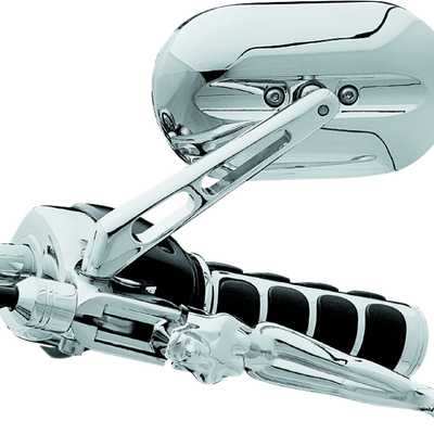 Kuryakyn Magnum Mirrors Large Flat Glass Chrome