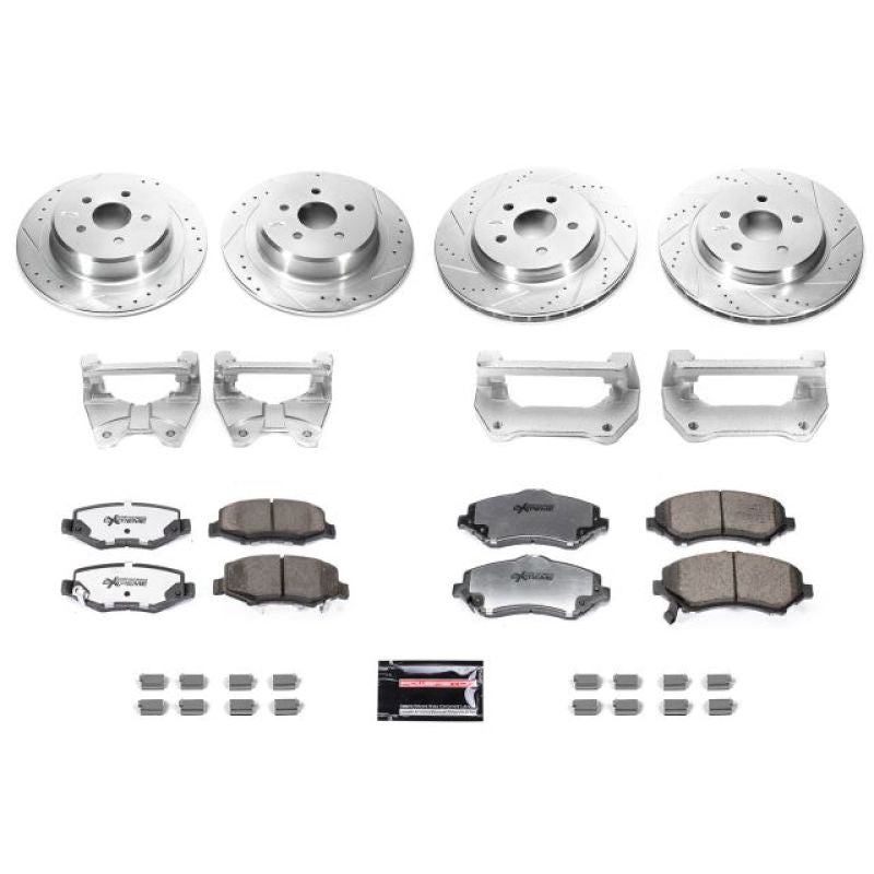 Power Stop 07-17 Jeep Wrangler Front & Rear Big Brake Conversion Kit Power Stop 07-17 Jeep Wrangler Front & Rear Big Brake Conversion Kit