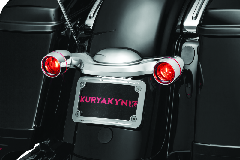 Kuryakyn Curved License Plate Mount Chrome Kuryakyn Curved License Plate Mount Chrome
