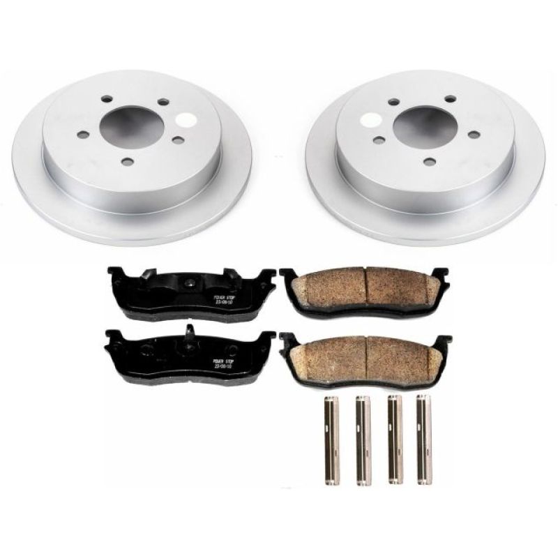 Power Stop 00-02 Ford Expedition Rear Z17 Evolution Geomet Coated Brake Kit Power Stop 00-02 Ford Expedition Rear Z17 Evolution Geomet Coated Brake Kit