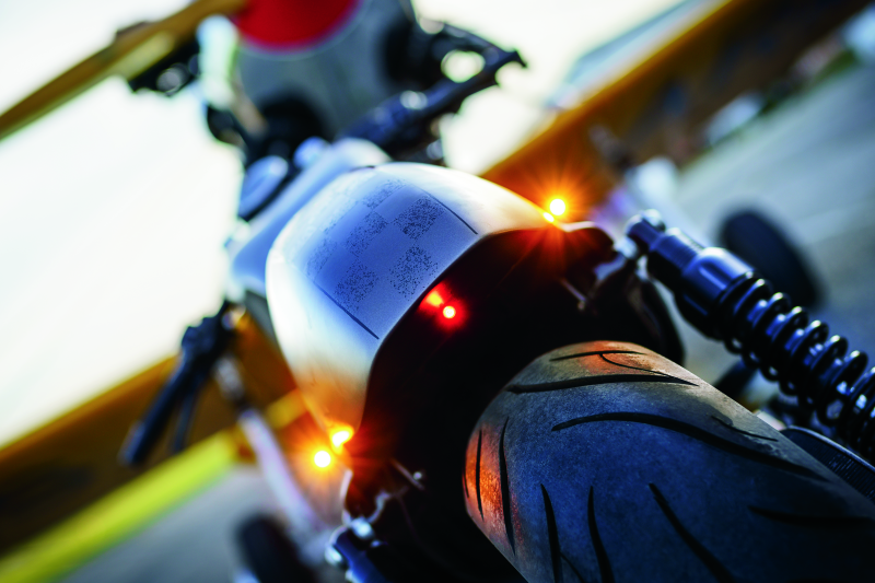 Kuryakyn Kellerman Atto Smoke Lens Red Run-Brake Satin Black Kuryakyn Kellerman Atto Smoke Lens Red Run-Brake Satin Black