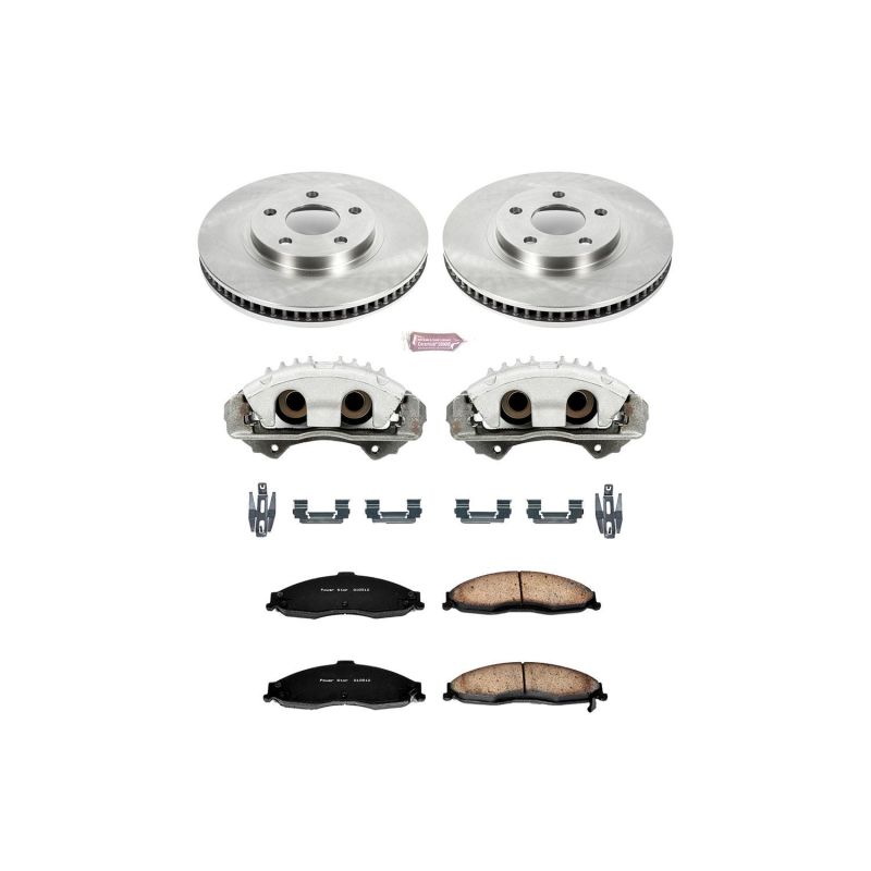 Power Stop 98-02 Chevrolet Camaro Front Autospecialty Brake Kit w/Calipers Power Stop 98-02 Chevrolet Camaro Front Autospecialty Brake Kit w/Calipers