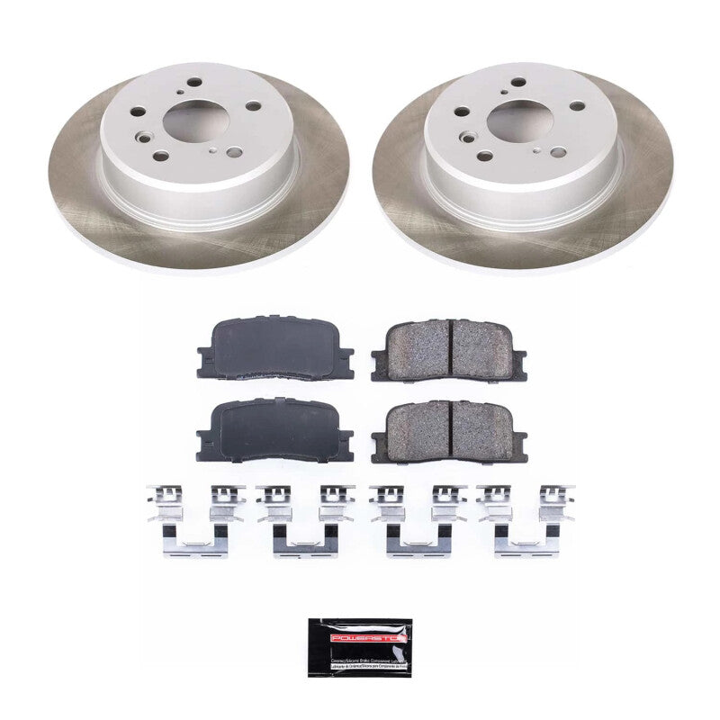 Power Stop 01-03 Toyota Highlander Rear Semi-Coated Rotor Kit Power Stop 01-03 Toyota Highlander Rear Semi-Coated Rotor Kit