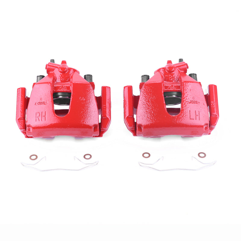 Power Stop 05-07 Ford Focus Front Red Calipers w/Brackets - Pair Power Stop 05-07 Ford Focus Front Red Calipers w/Brackets - Pair