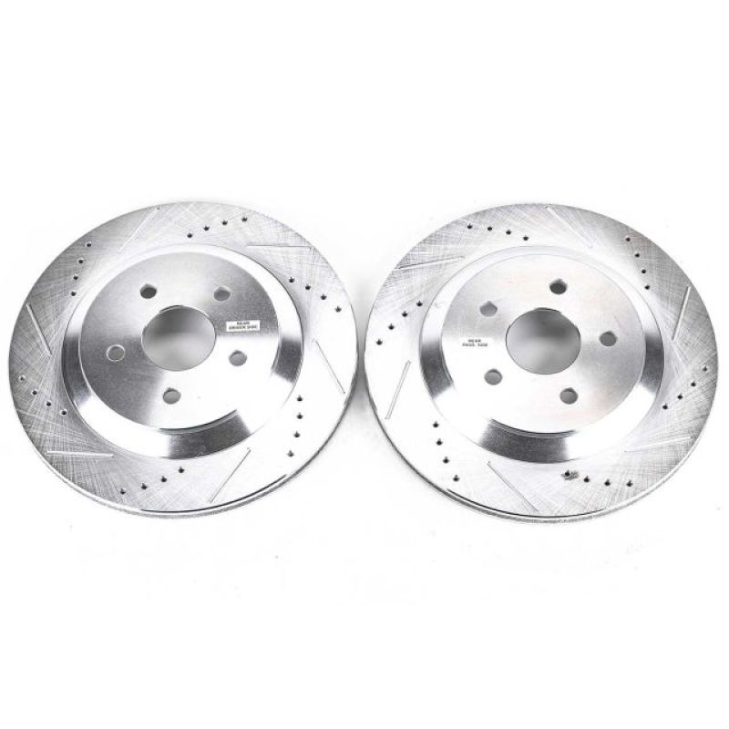 Power Stop 04-07 Ford Freestar Rear Evolution Drilled & Slotted Rotors - Pair Power Stop 04-07 Ford Freestar Rear Evolution Drilled & Slotted Rotors - Pair