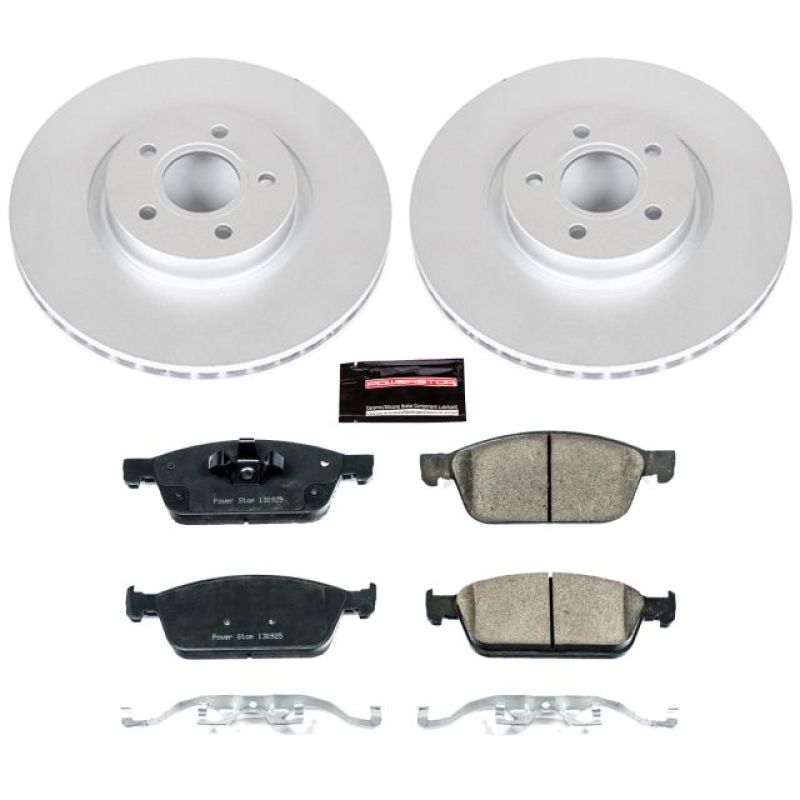 Power Stop 13-19 Ford Escape Front Z23 Evolution Sport Coated Brake Kit Power Stop 13-19 Ford Escape Front Z23 Evolution Sport Coated Brake Kit