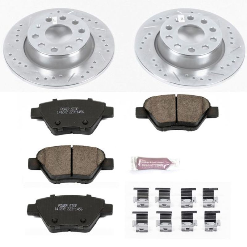 Power Stop 10-12 Audi A3 Rear Z23 Evolution Sport Brake Kit Power Stop 10-12 Audi A3 Rear Z23 Evolution Sport Brake Kit