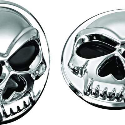 Kuryakyn Universal Zombie Medallions 2in Diameter Chrome