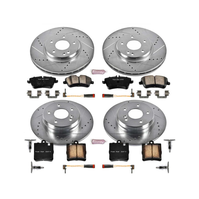 Power Stop 2003 Mercedes-Benz C230 Front & Rear Z23 Evolution Brake Kit Power Stop 2003 Mercedes-Benz C230 Front & Rear Z23 Evolution Brake Kit