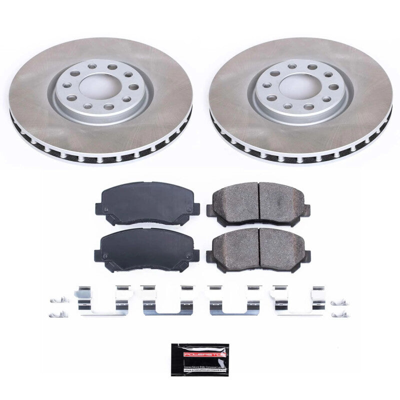 Power Stop 13-16 Dodge Dart Front Semi-Coated Rotor Kit Power Stop 13-16 Dodge Dart Front Semi-Coated Rotor Kit
