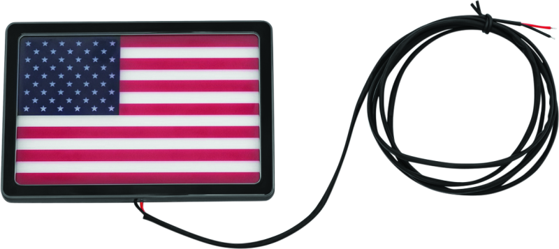Kuryakyn Freedom Flag LED 4in X 6in Black Kuryakyn Freedom Flag LED 4in X 6in Black