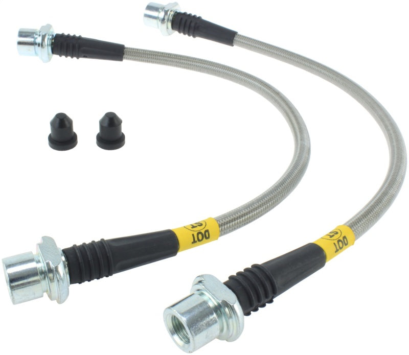 StopTech 08-12 Toyota Sequoia/07-12 Tundra Front Stainless Steel Brake Lines StopTech 08-12 Toyota Sequoia/07-12 Tundra Front Stainless Steel Brake Lines