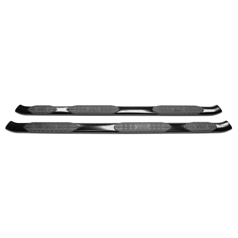 Westin 2009-2018 Ram/Dodge 1500 Quad Cab (6.5 ft Bed) PRO TRAXX 5 WTW Oval Nerf Step Bars - Black Westin 2009-2018 Ram/Dodge 1500 Quad Cab (6.5 ft Bed) PRO TRAXX 5 WTW Oval Nerf Step Bars - Black