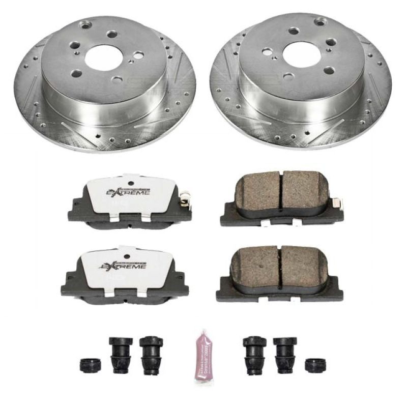 Power Stop 05-10 Scion tC Rear Z26 Street Warrior Brake Kit Power Stop 05-10 Scion tC Rear Z26 Street Warrior Brake Kit