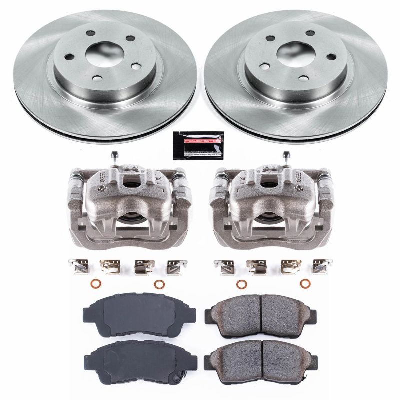 Power Stop 96-00 Toyota RAV4 Front Autospecialty Brake Kit w/Calipers Power Stop 96-00 Toyota RAV4 Front Autospecialty Brake Kit w/Calipers